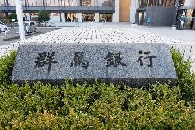 Gunma Bank signboard